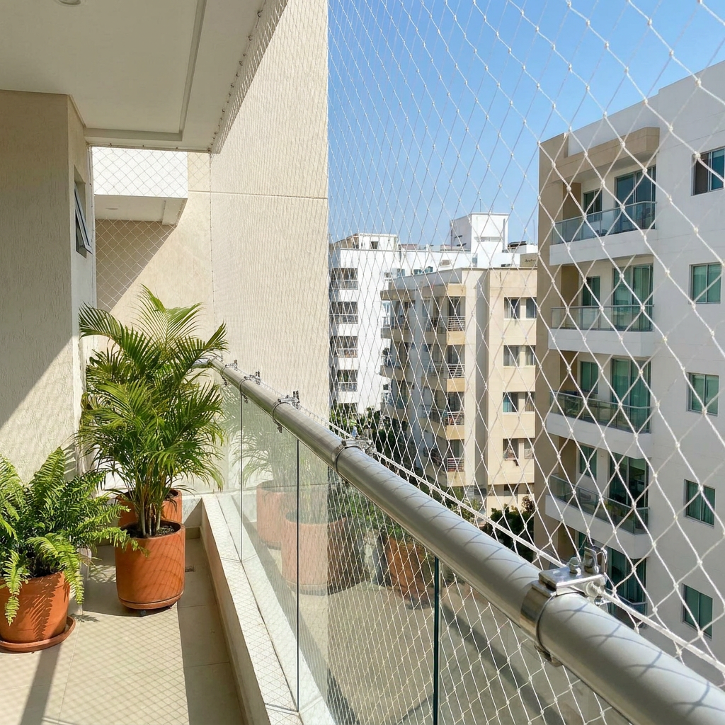 Balcón rectangular con losa y baranda — ejemplo de vano tipo